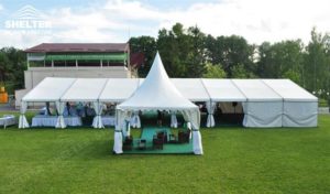 party tent - 10x24 small wedding gathering - Ukraine wedding marquees - wedding receptions - pure white wedding tent - Shelter grass wedding canopy for sale (3)