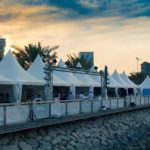 shade tents - Qatar International Boat Show (QIBS) - temporary structure for souvenir sales booth - pagoda tents - gazebo tent - Shelter small marquee for sale (4gdgfh)_Jc (3)
