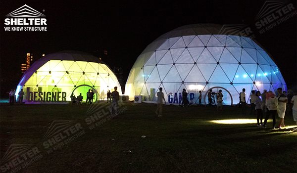 geodesic dome - wedding dome - geodesic dome tent - sports dome - igloo tents - Shelter aluminum marquee for sale (17)2