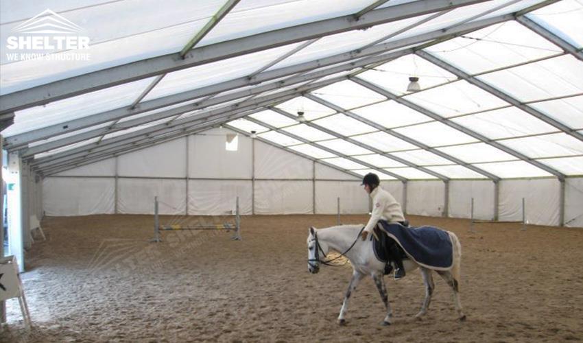 sports tent shelter - horse riding structures - aluminum horse tent - swimming pool cover - football court canopy - sports canopy (600sf)_Jc