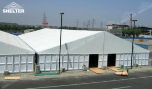 warehouse tent - industrial tent - SHELTER temporary warehouse building - large storage tent - military tents-construction buildings for sale1